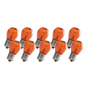 Bec Semnalizare 12V Py21W Bau15S Galben Set 10 Buc Sct